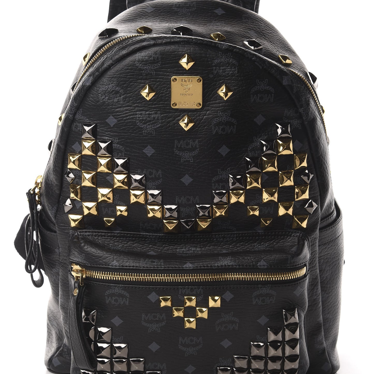 Visetos Studded Medium Stark M Backpack Black