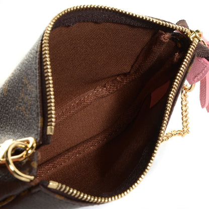 Louis Vuitton Monogram Illustre Mini Pochette Accessories Rose 5 of 8