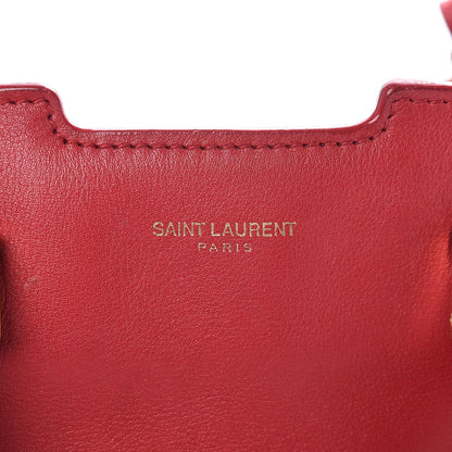 Saint Laurent Calfskin Small Classic Y Cabas Rouge Orient 8 of 20