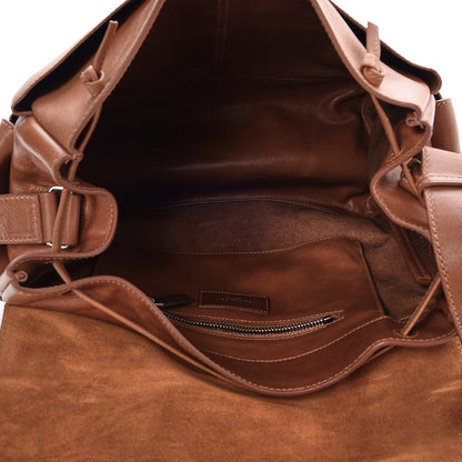 Saint Laurent Calfskin Rock Sac Messenger Tan 5 of 8