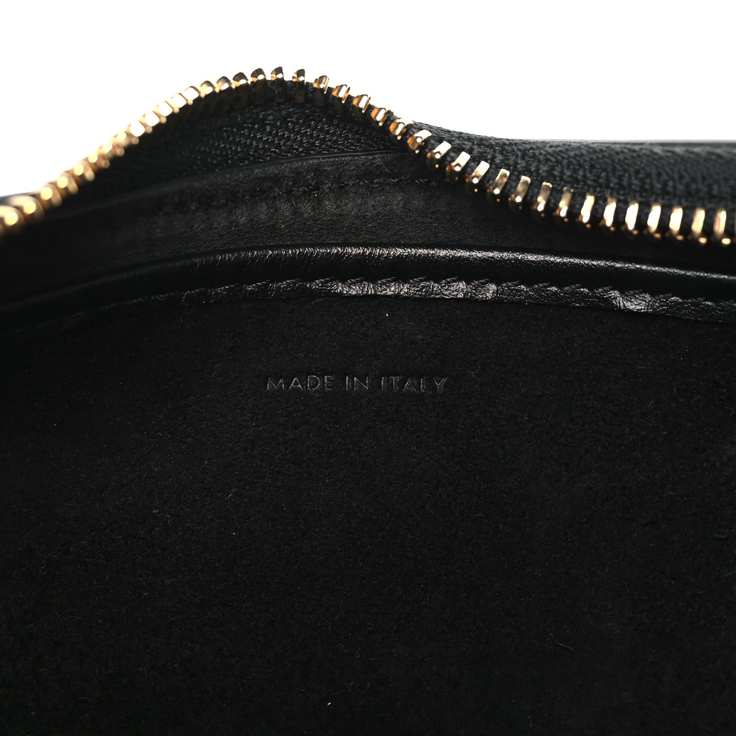 Smooth Calfskin Medium Strap Ava Triomphe Shoulder Bag Black