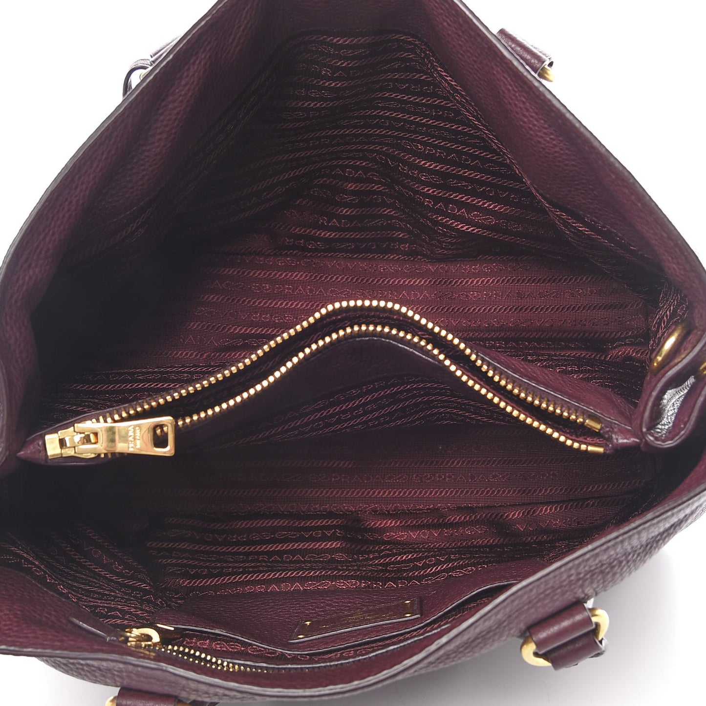 Vitello Daino Tote Granato