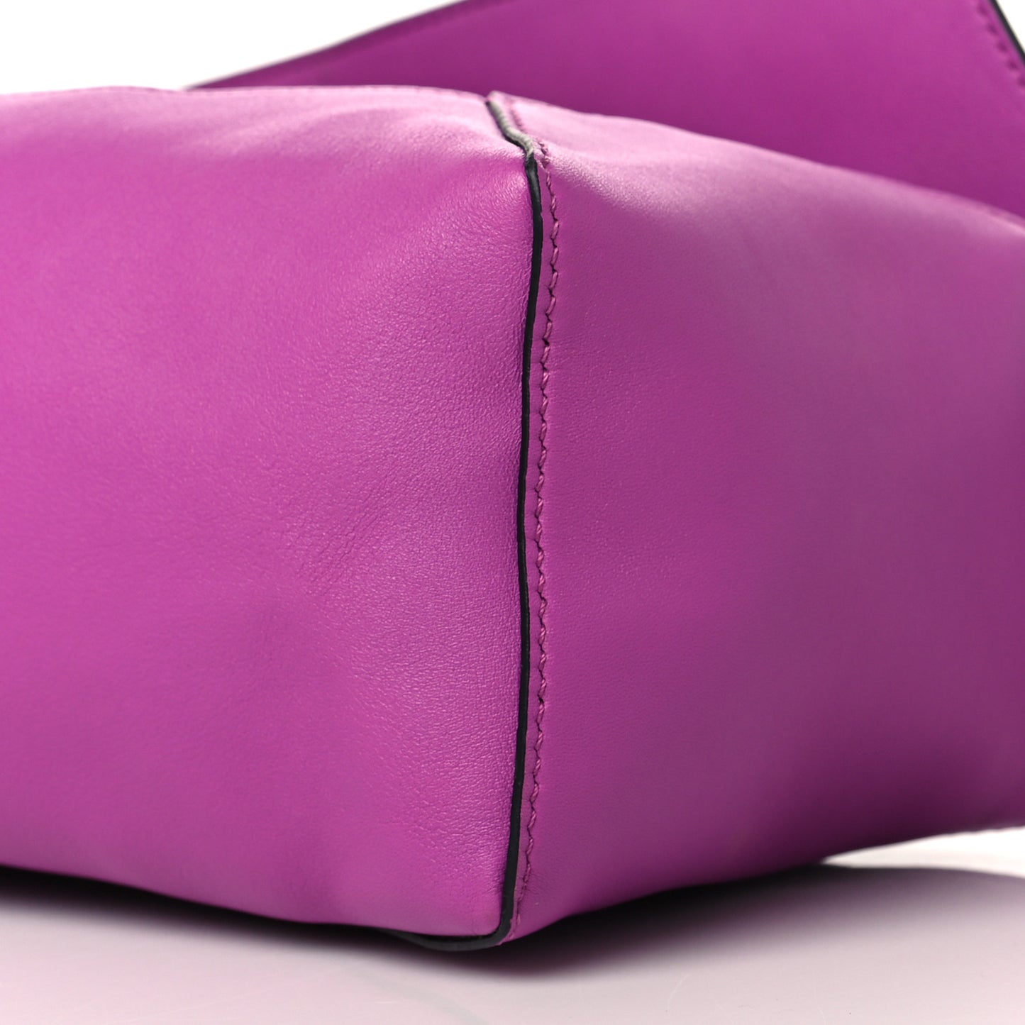 Calfskin Puzzle Hobo Bright Purple