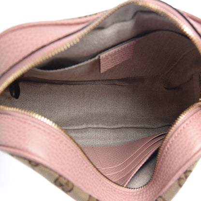 Gucci Monogram Mini Bree Messenger Bag Beige Soft Pink 5 of 9