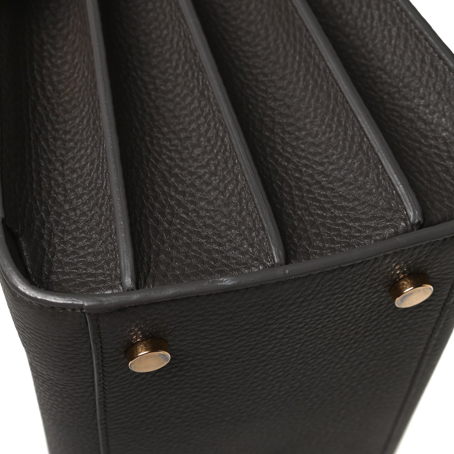 Grained Calfskin Small Sac De Jour Charcoal