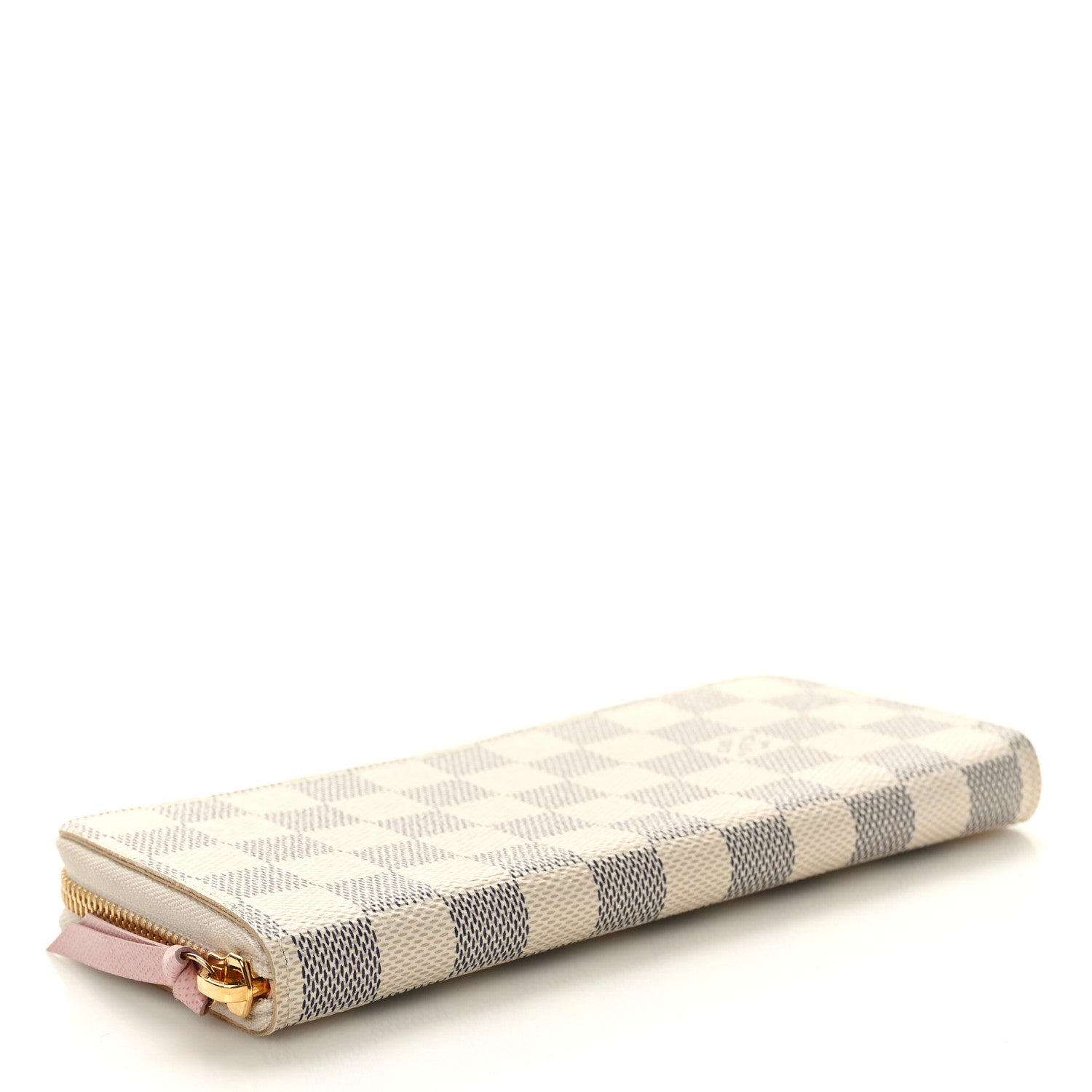 Louis Vuitton Damier Azur Clemence Wallet Rose Ballerine 4 of 8