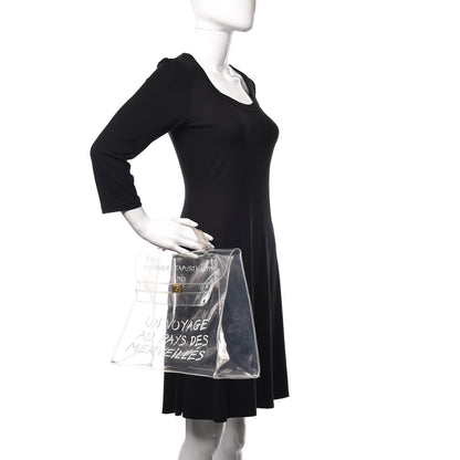 Hermes Vinyl Souvenir De L'Exposition Kelly Transparent 2 of 12