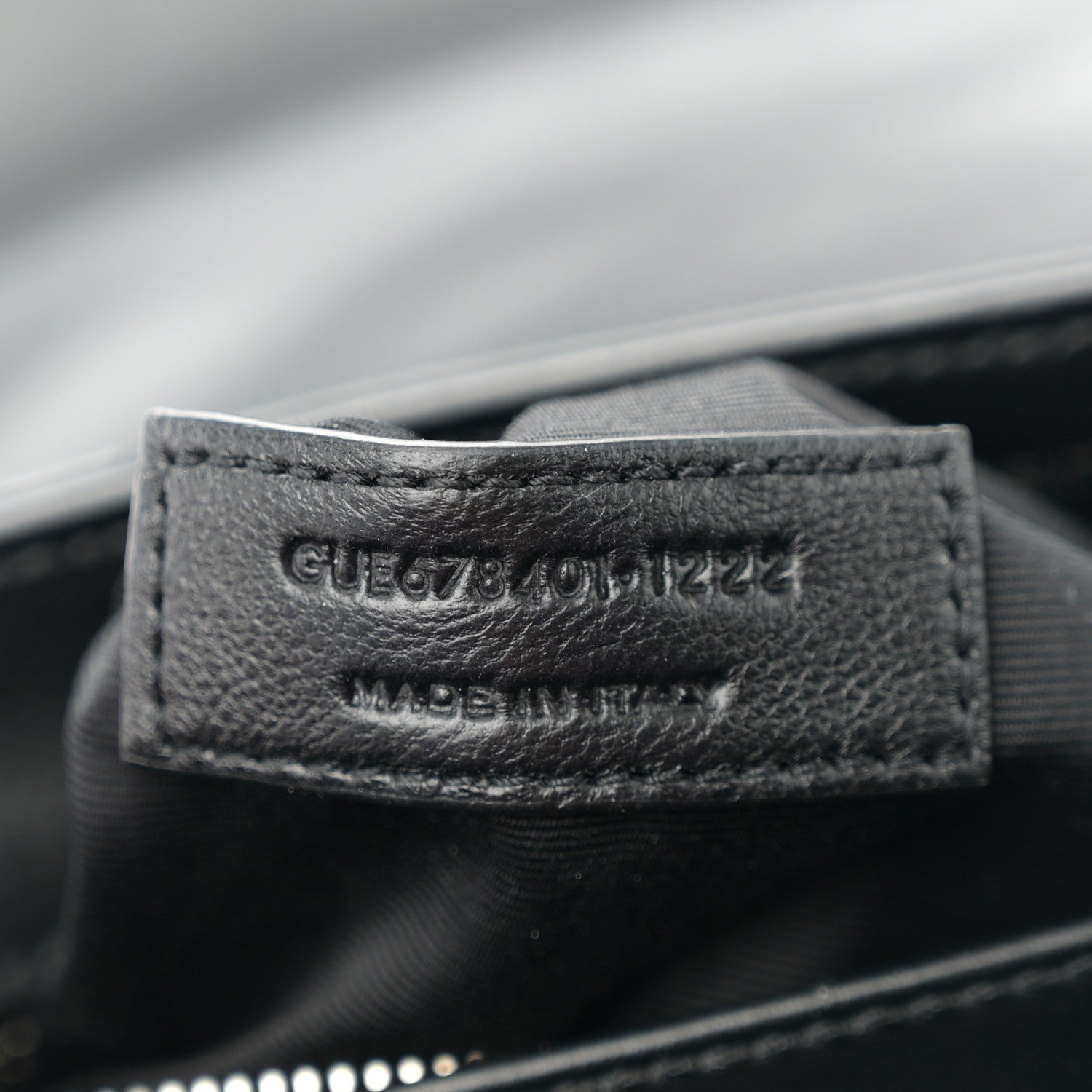 Saint Laurent Calfskin Y Quilted Monogram Toy Loulou Crossbody Bag Black 6 of 10