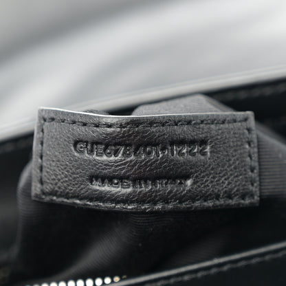 Saint Laurent Calfskin Y Quilted Monogram Toy Loulou Crossbody Bag Black 6 of 10