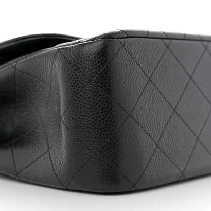 Chanel Caviar Quilted Jumbo Double Flap Black 9 of 11