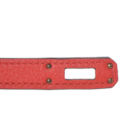 Hermes Togo Birkin 25 Rouge De Coeur 27 of 35