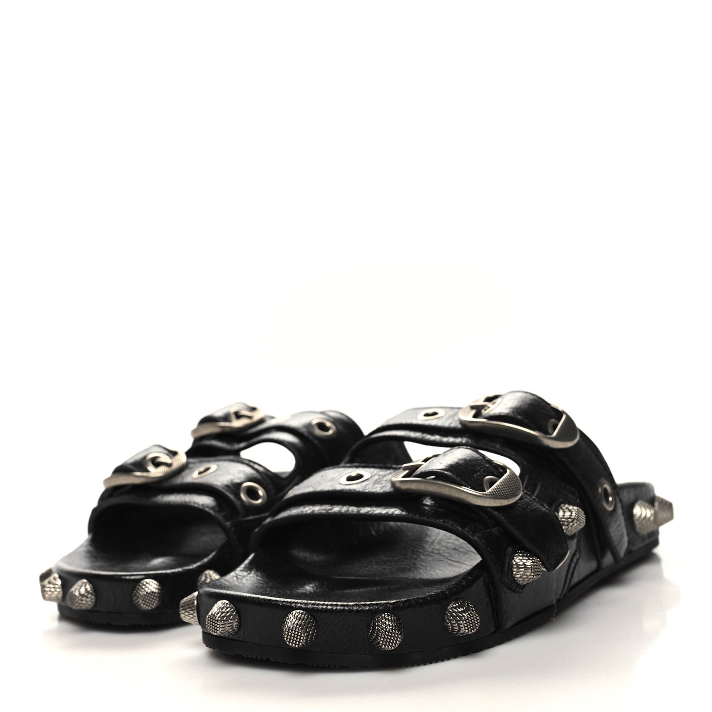 Agneau Arena Cagole Mens Slide Sandals 40 Black