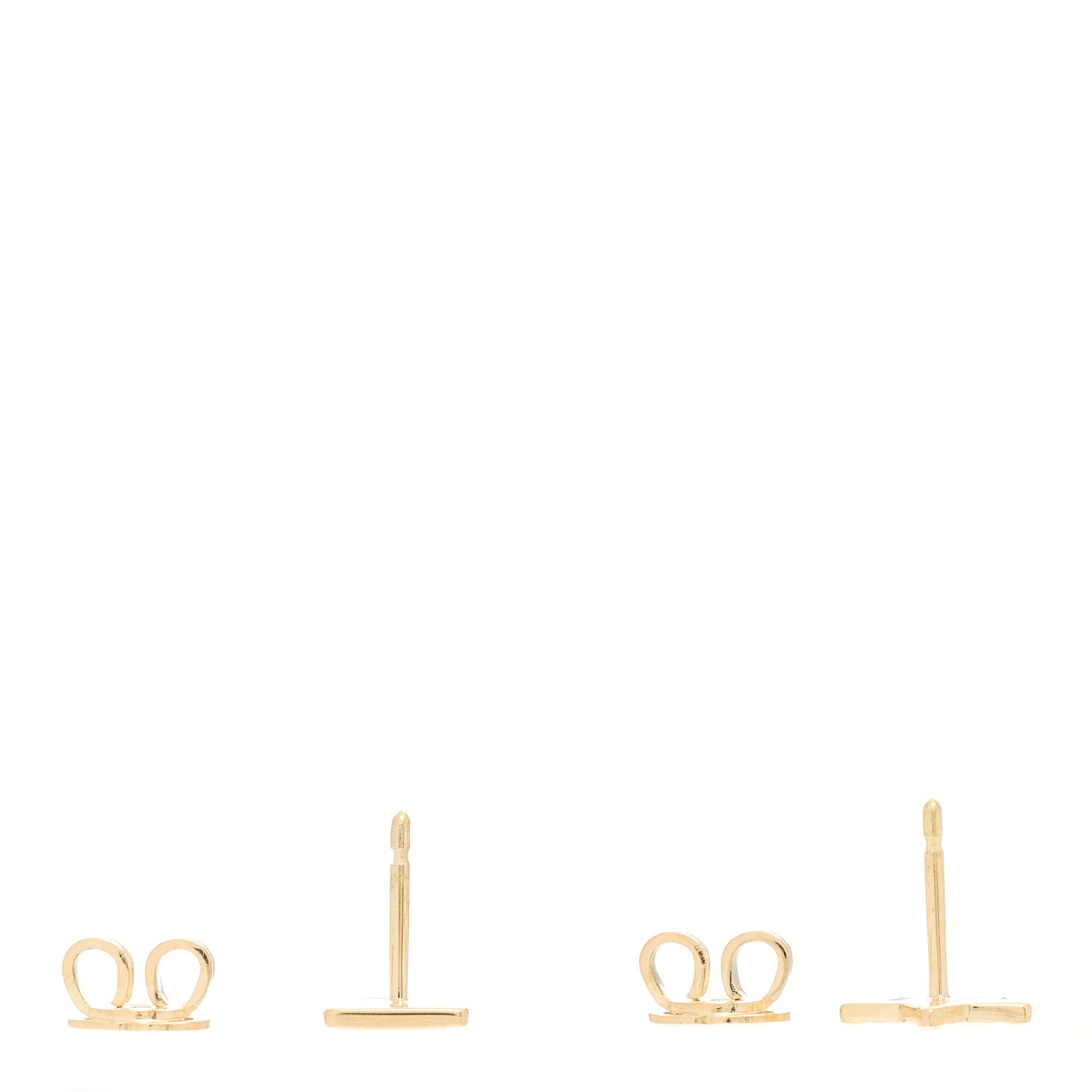 Gucci 18K Yellow Gold Icon Square Star Earrings 3 of 6