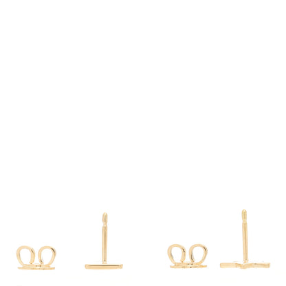 Gucci 18K Yellow Gold Icon Square Star Earrings 3 of 6