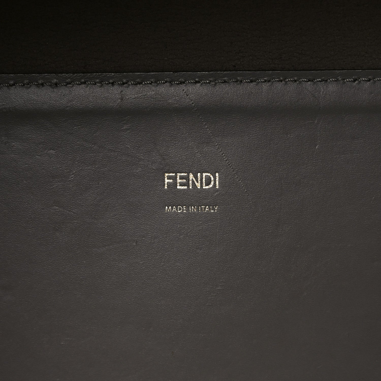 Fendi Vitello King Plexiglass Logo Embossed Medium Fendi Sunshine Shopper Tote Moon 6 of 9