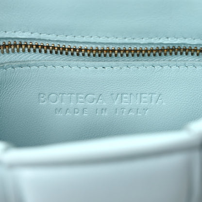 Bottega Veneta Lambskin Maxi Intreccio Padded Chain Cassette Crossbody Bag Spearmint 6 of 8