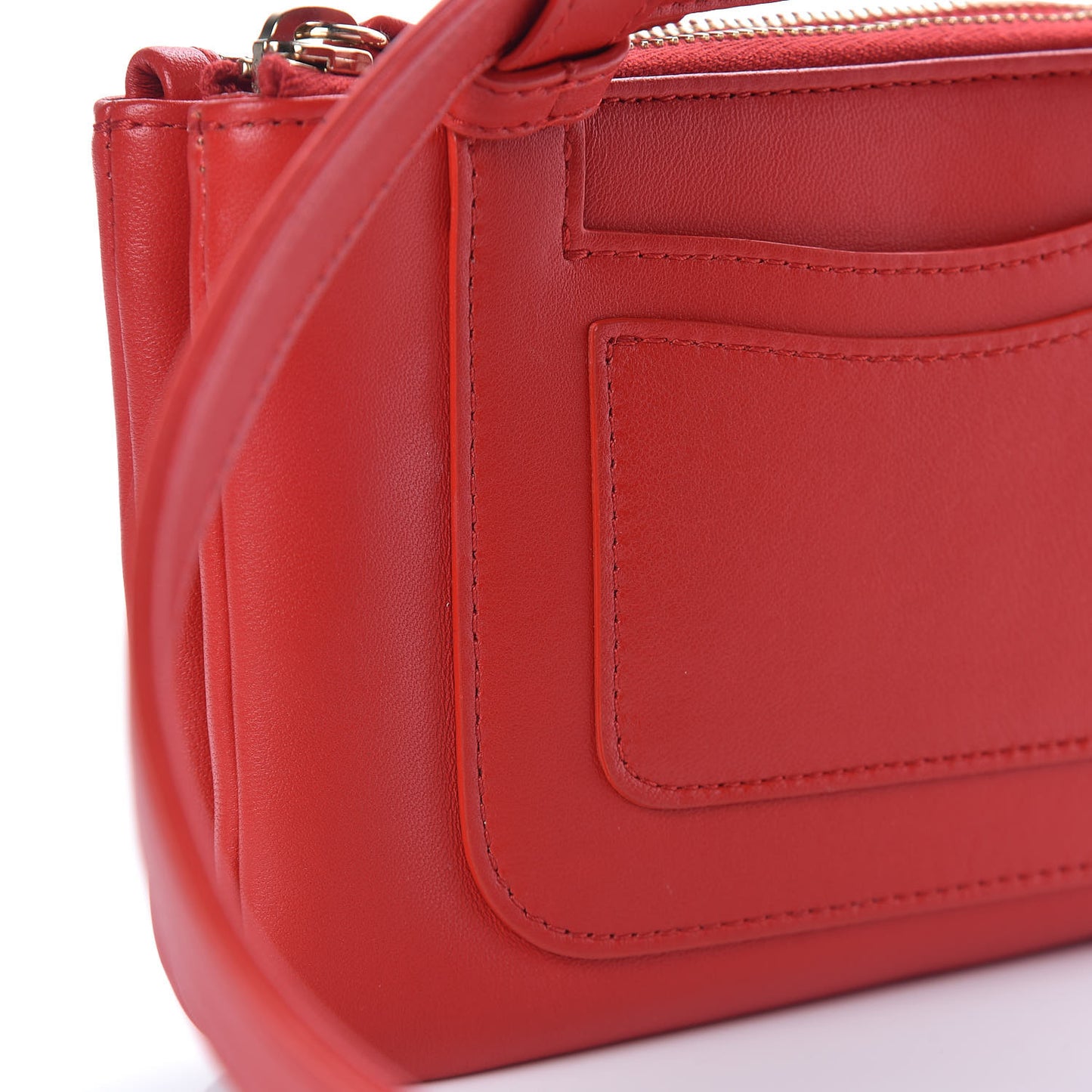Lambskin CC Mania Waist Belt Bag Red