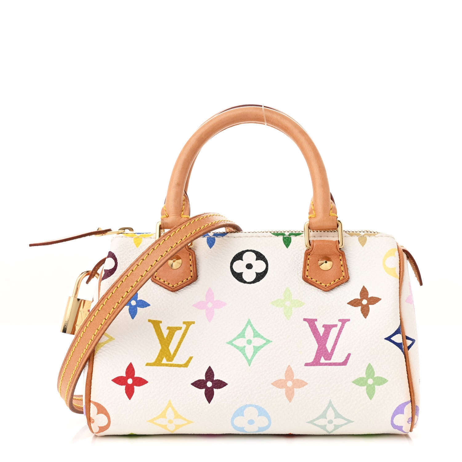 Louis Vuitton Monogram Multicolor Mini Sac HL Speedy White 1 of 10