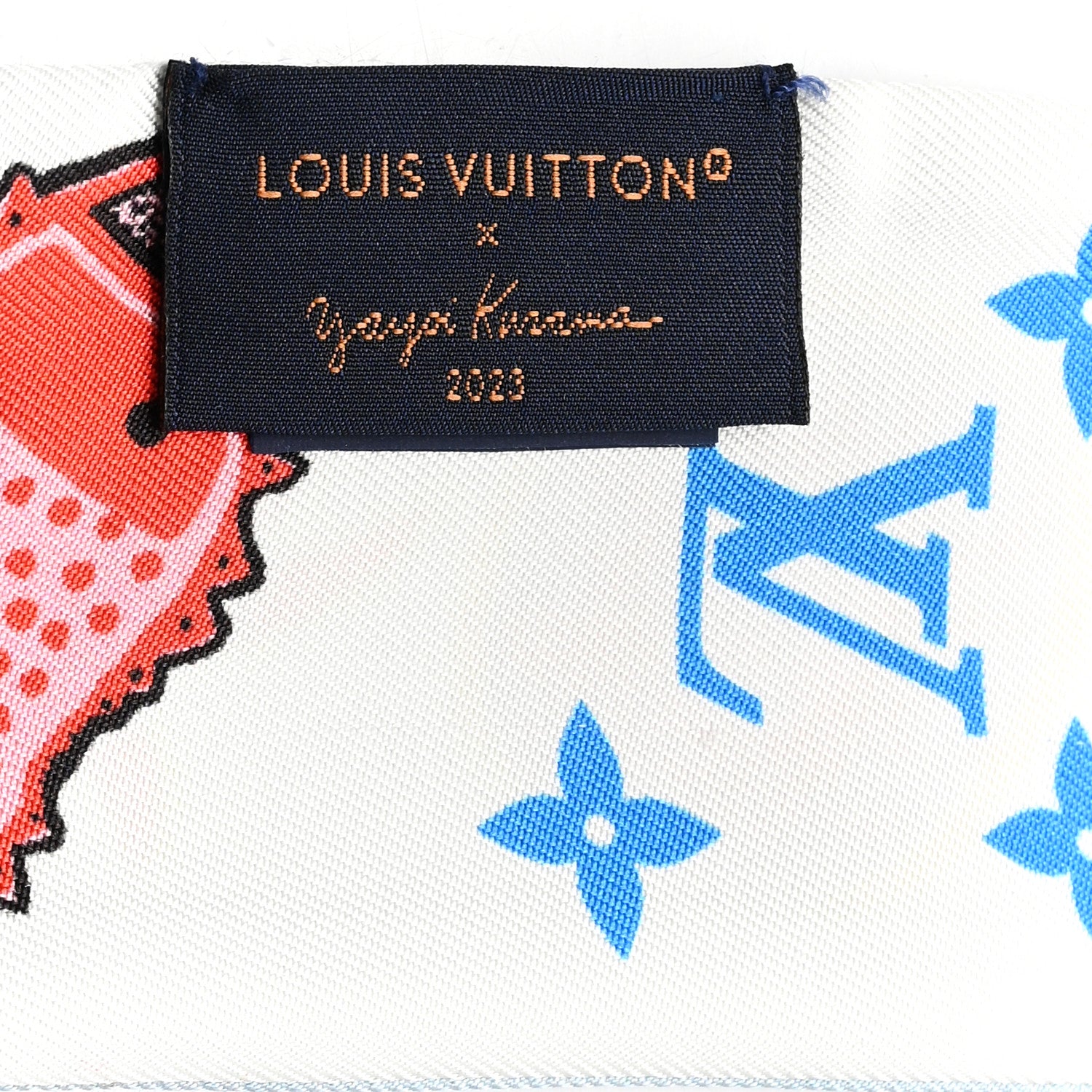 Louis Vuitton LV X YK Silk Monogram BB Bandeau Light Blue 3 of 3