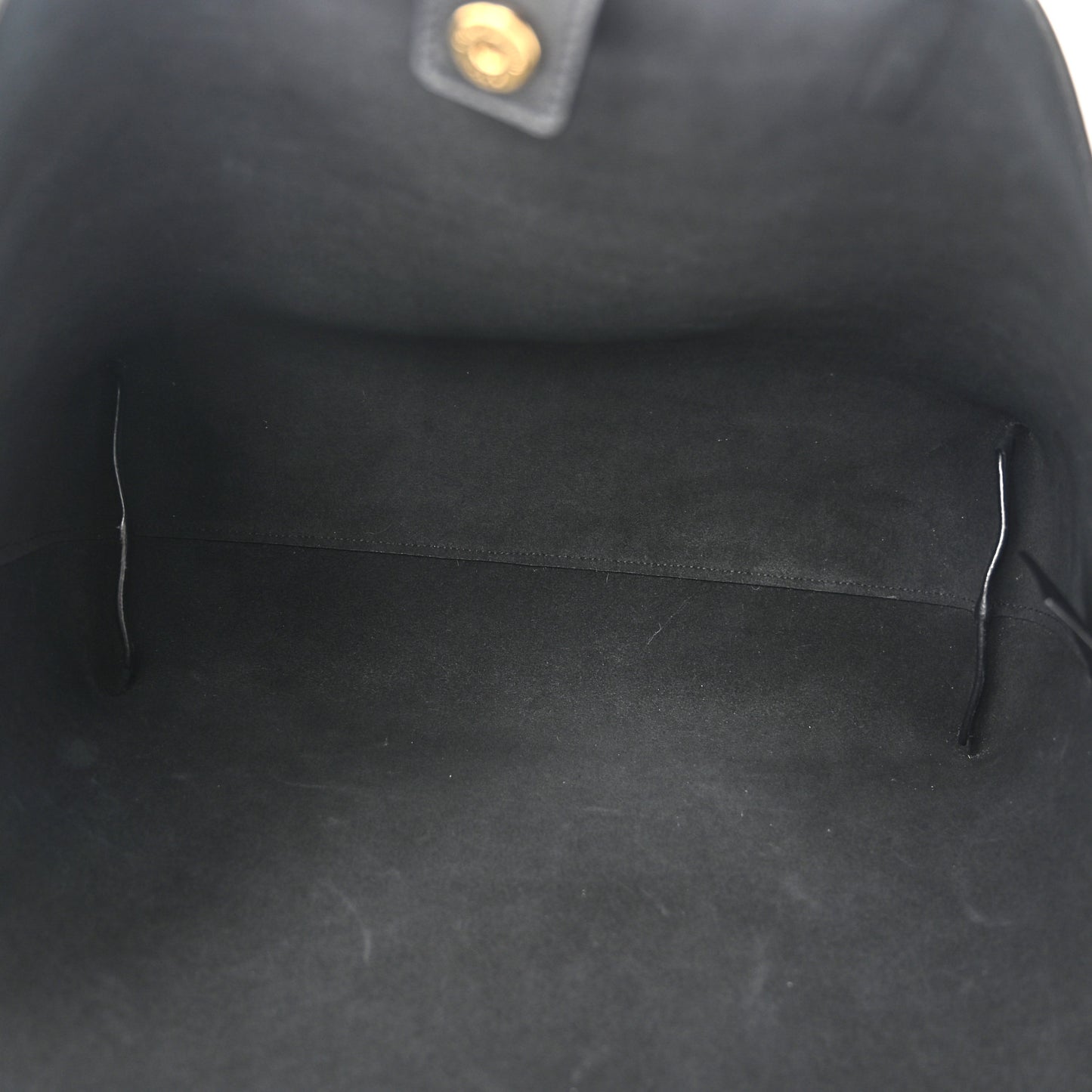 Calfskin Large Shopping Tote Black