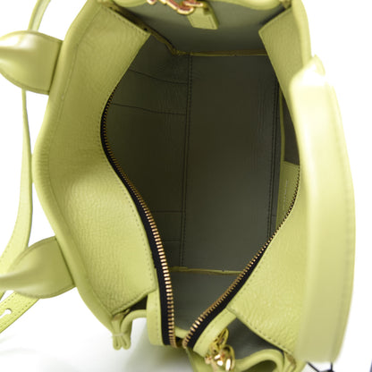 Marc Jacobs Natural Grain Calfskin Small Tote Shadow Lime 5 of 10