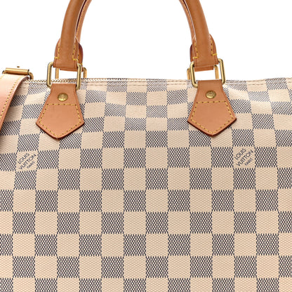 Louis Vuitton Damier Azur Speedy Bandouliere 30 8 of 12
