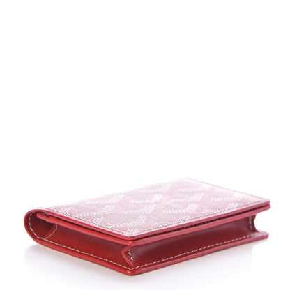 Goyard Goyardine Business Card Holder Red 4 of 6