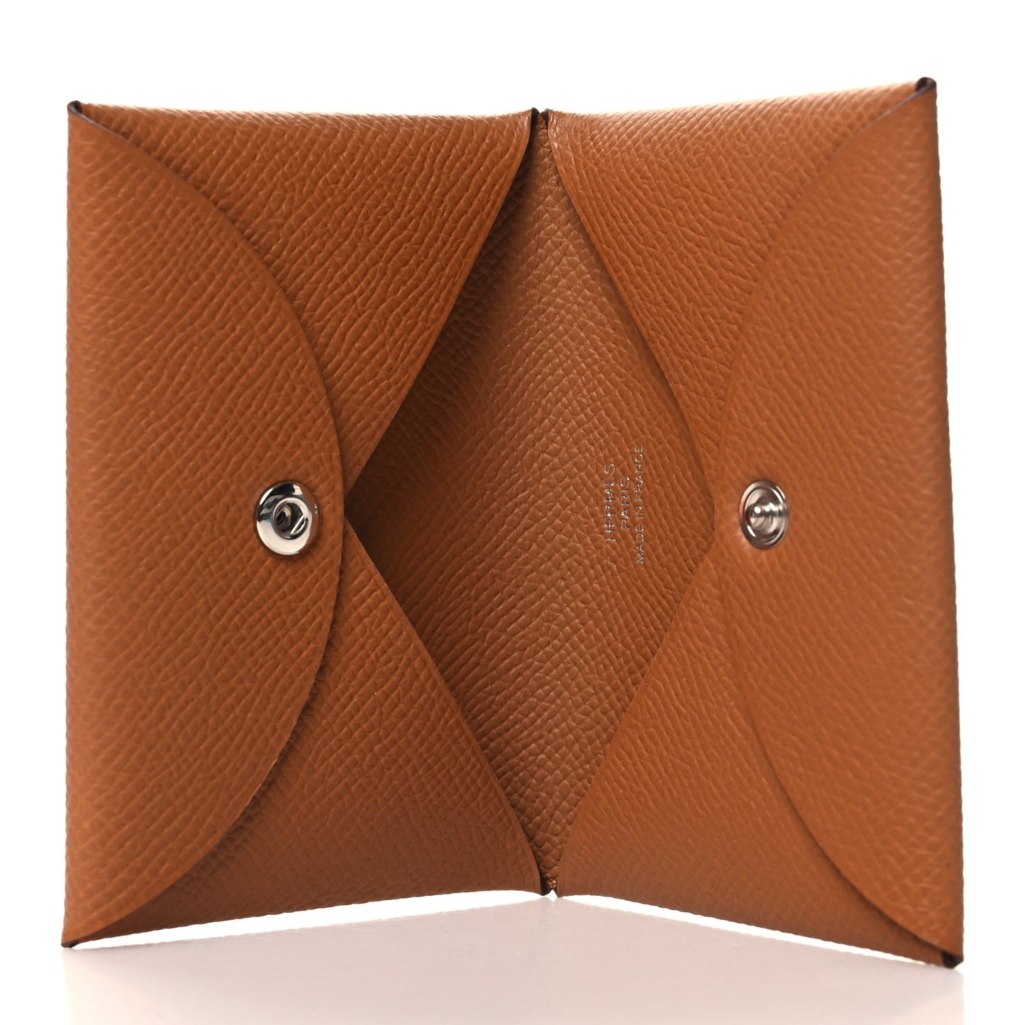 Epsom Calvi Card Case Gold
