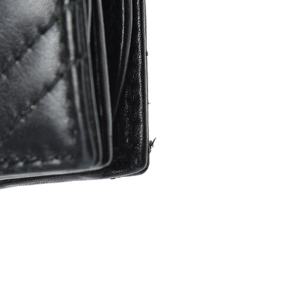 Gucci Calfskin Matelasse GG Marmont Card Case Wallet Black 10 of 11