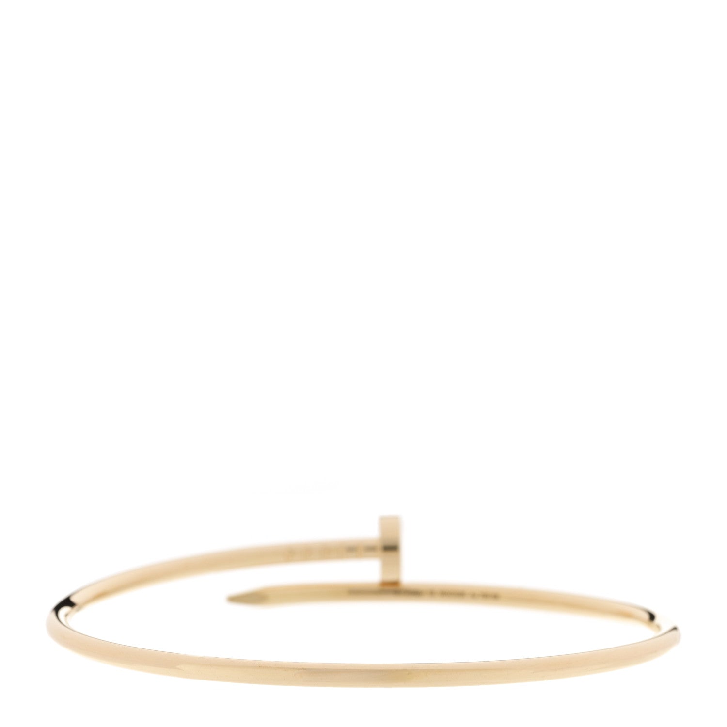Cartier 18K Yellow Gold Small Juste Un Clou Bracelet 18 2 of 5