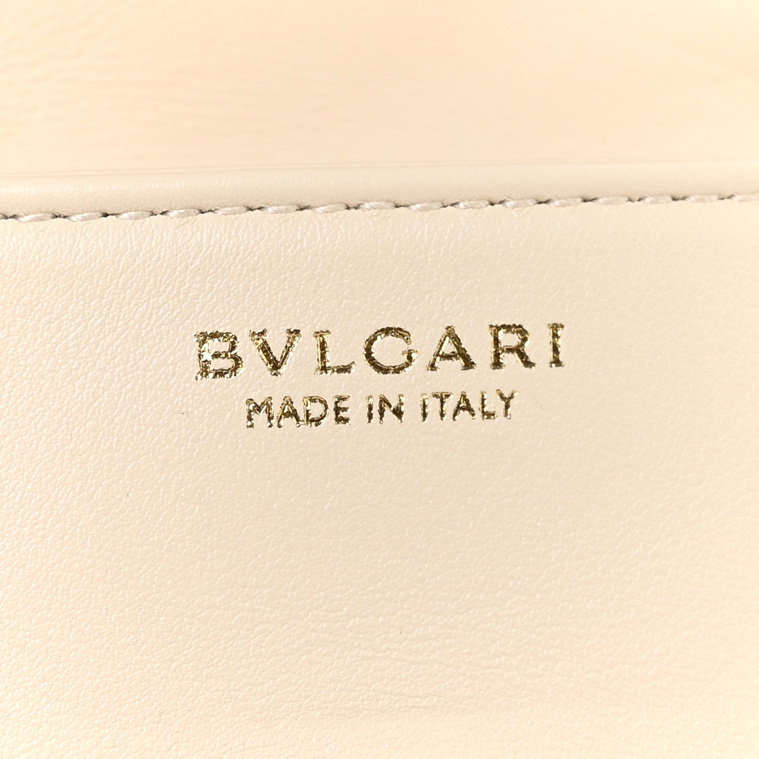 Bulgari Calfskin Serpenti Cabochon Micro Bag Ivory Opal 6 of 9