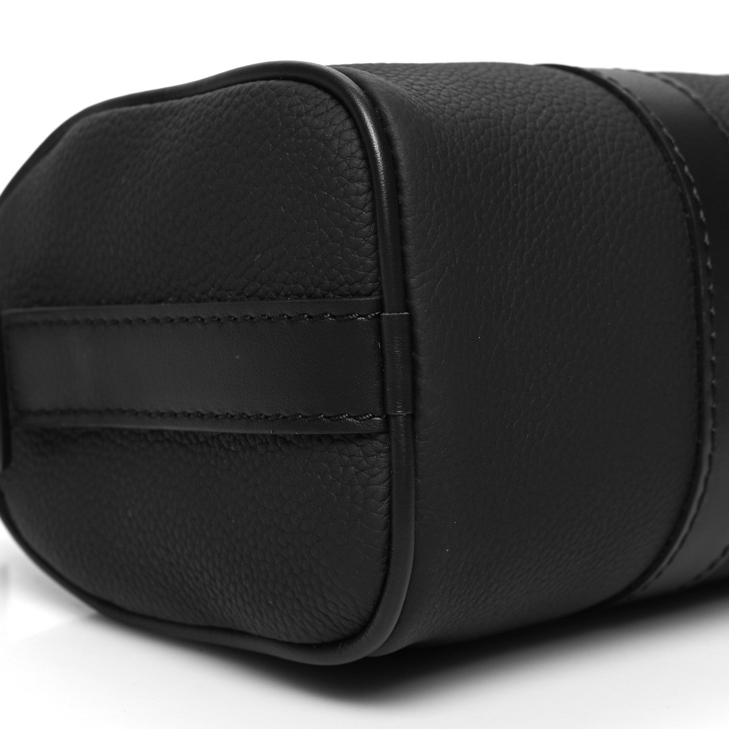 Louis Vuitton Grained Calfskin Aerogram Keepall XS Black 8 of 9