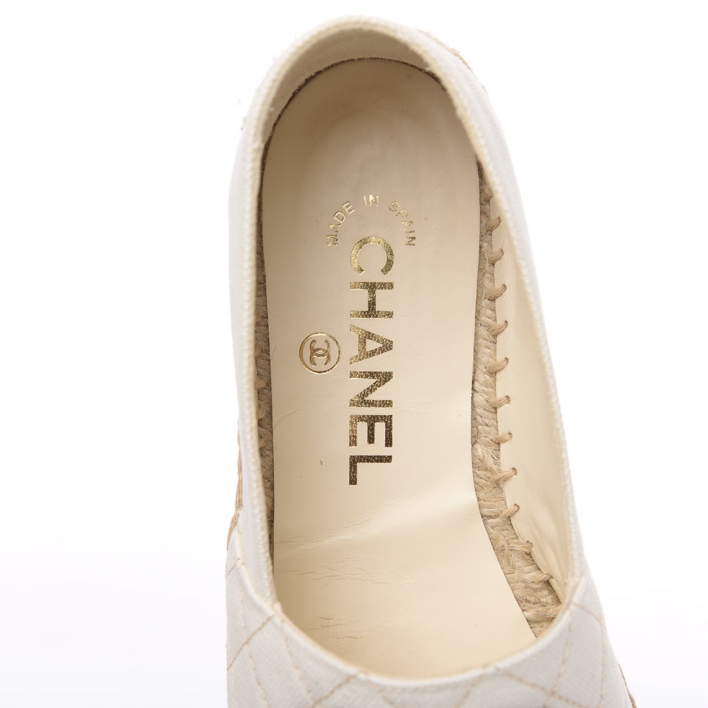 Fabric Biarritz CC Espadrilles 37 Beige