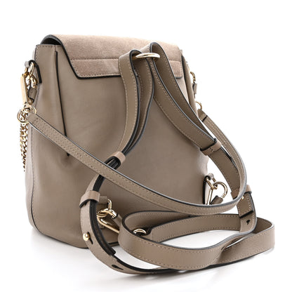 Chloe Suede Calfskin Medium Faye Backpack Motty Grey 3 of 11