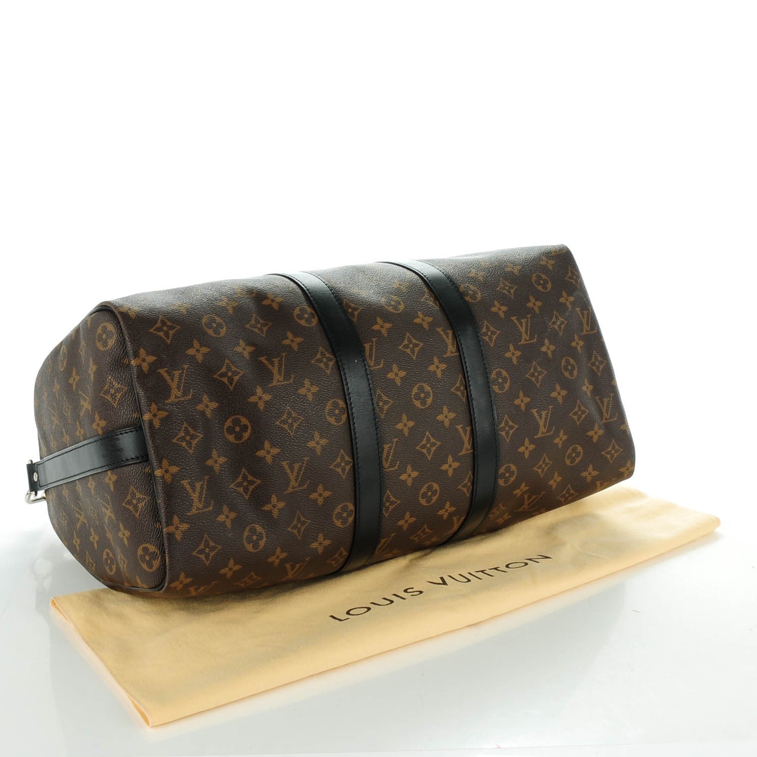 Louis Vuitton Monogram Macassar Keepall Bandouliere 45 4 of 8