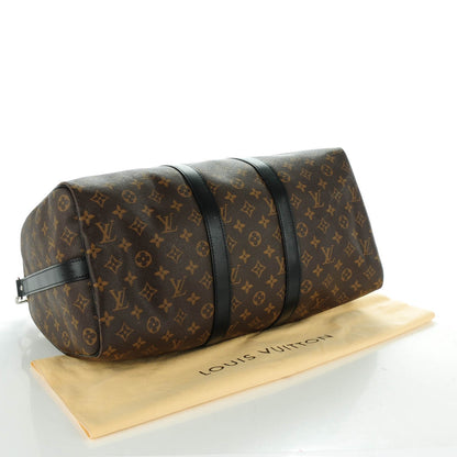 Louis Vuitton Monogram Macassar Keepall Bandouliere 45 4 of 8
