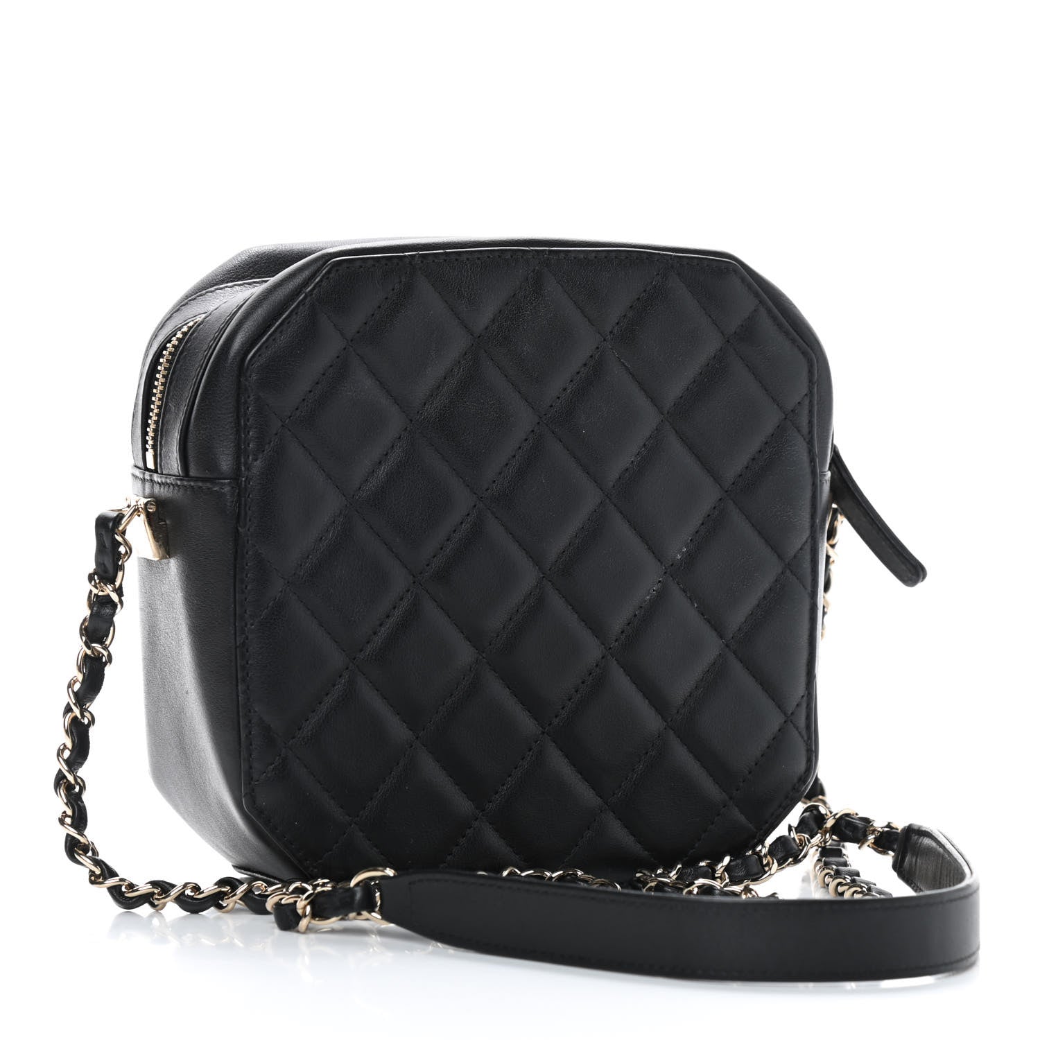 Chanel Lambskin Quilted CC On Top Vanity Black 3 of 11