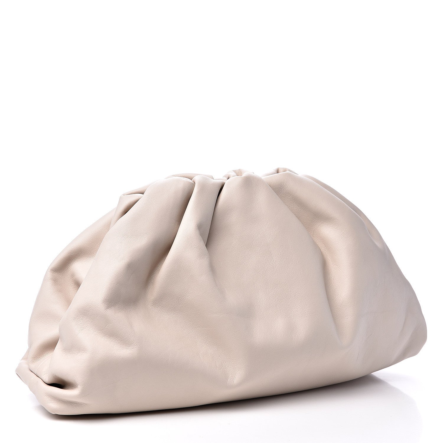 Bottega Veneta Smooth Butter Calf The Pouch Oversized Clutch Mist 2 of 9