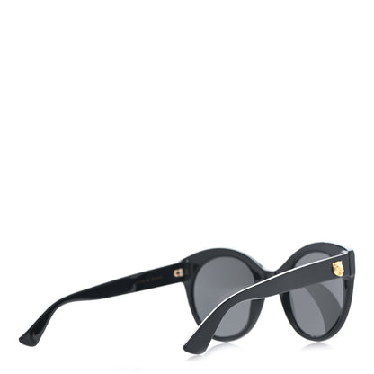 Gucci Round GG Sunglasses GG0028S Black 4 of 9