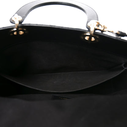 Christian Dior Lambskin Cannage Large Lady Dior Black 5 of 10