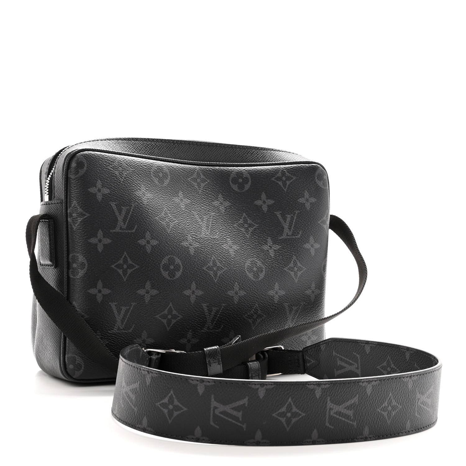 Louis Vuitton Taiga Monogram Eclipse Outdoor Messenger Black 3 of 9