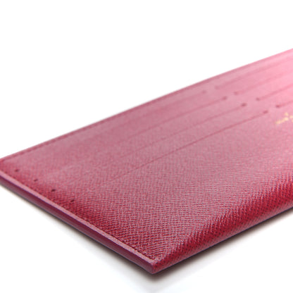 Louis Vuitton Calfskin Felicie Card Holder Insert Fuchsia 5 of 8