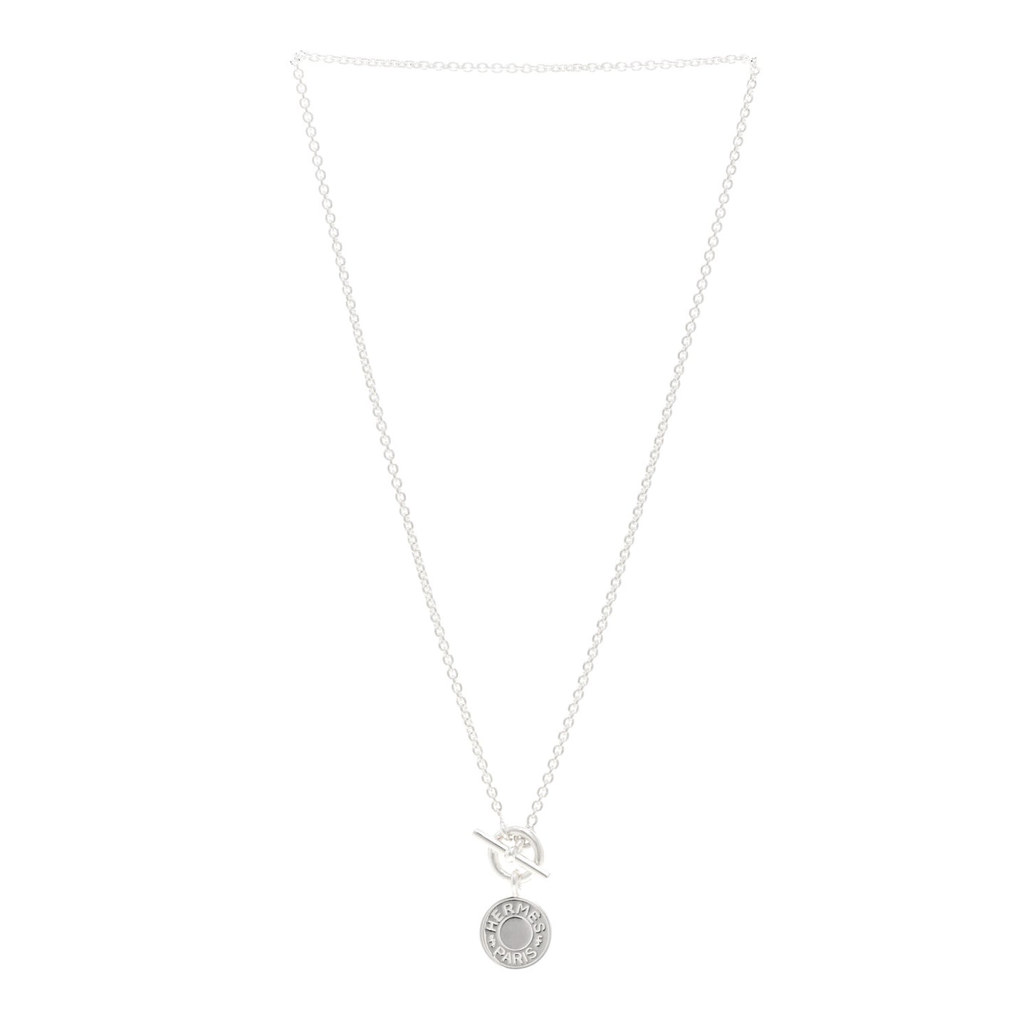 Sterling Silver Amulettes H Confettis Pendant Necklace