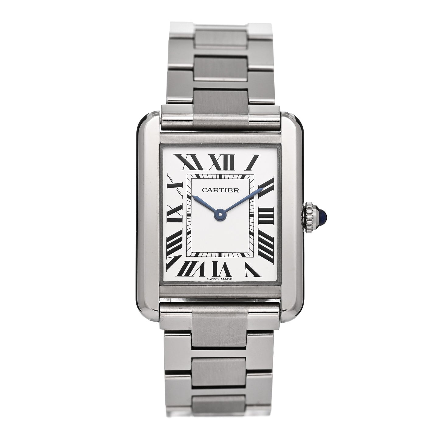 Stainless Steel 24mm Tank Solo Quartz Watch