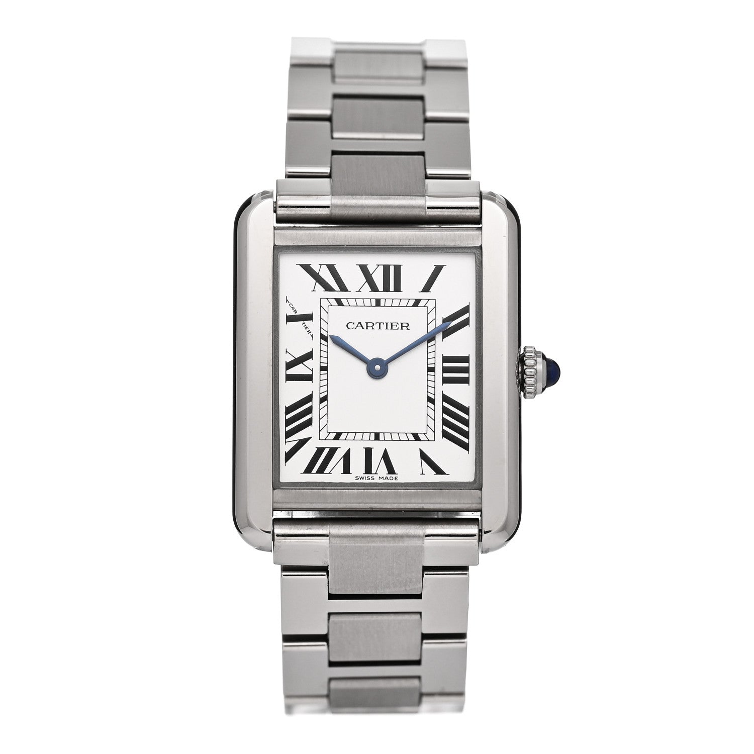 Cartier Stainless Steel 24mm Tank Solo Quartz Watch 1 of 5