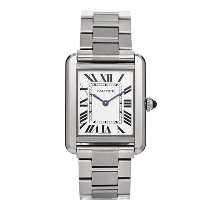 Cartier Stainless Steel 24mm Tank Solo Quartz Watch 1 of 5
