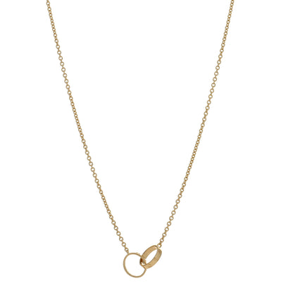 Cartier 18K Yellow Gold Interlocking LOVE Necklace 1 of 5