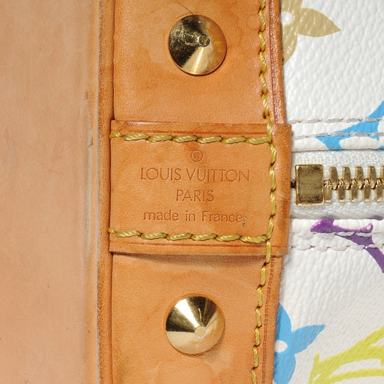 Louis Vuitton Monogram Multicolor Alma White 6 of 8
