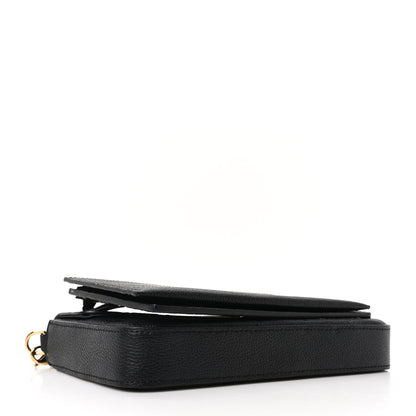 Louis Vuitton Empreinte Pochette Felicie Chain Wallet Black 7 of 12