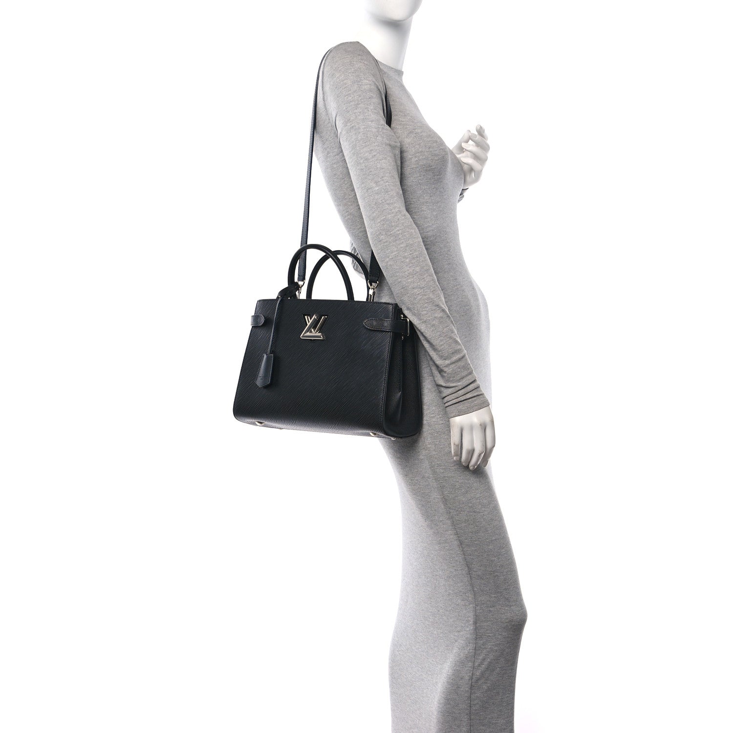 Louis Vuitton Epi Twist Tote Black 2 of 10